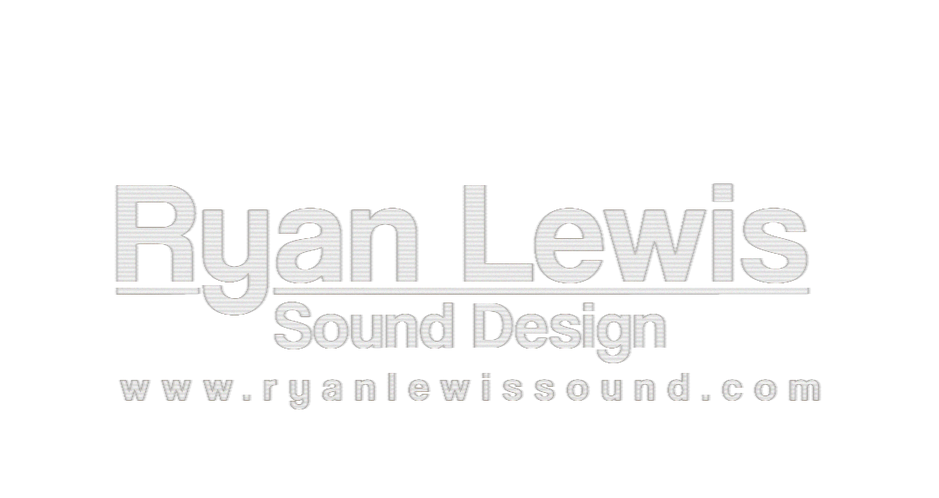 Ryan Lewis Sound Design logo animation